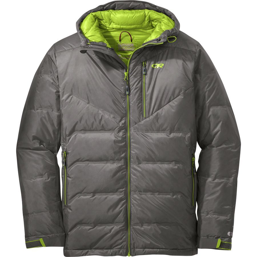 outdoor research men's coldfront down jacket