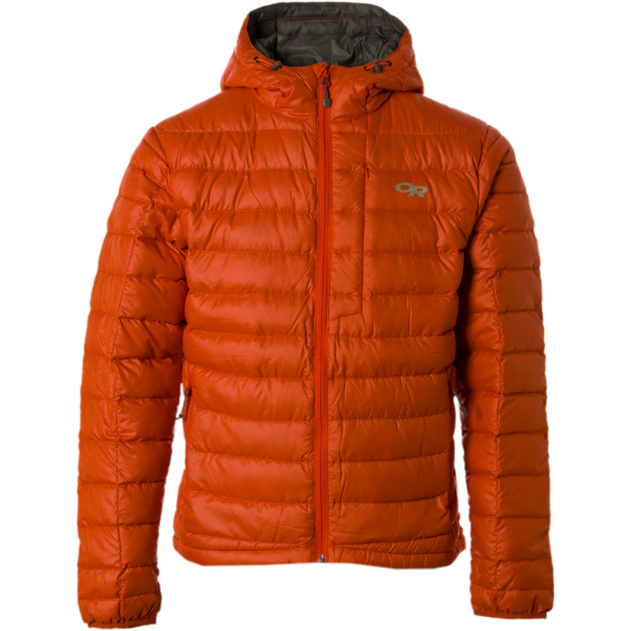 outdoor research transcendent down hooded jacket