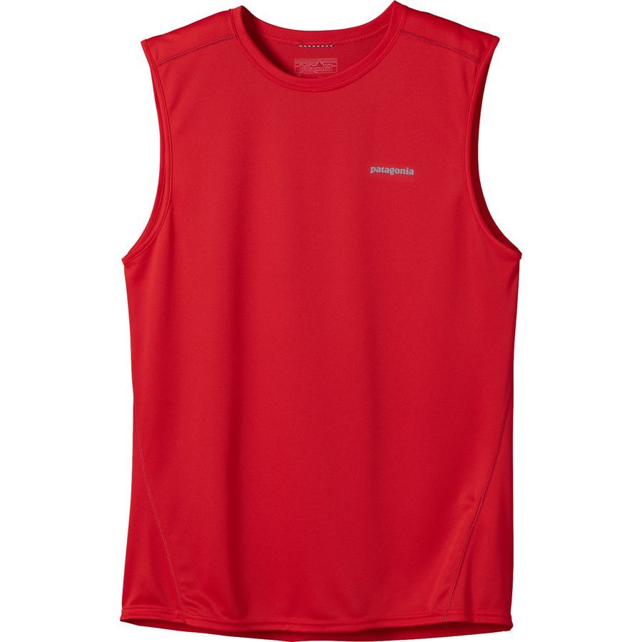 Patagonia Fore Runner Shirt - Sleeveless - Men's&nbsp;French Red