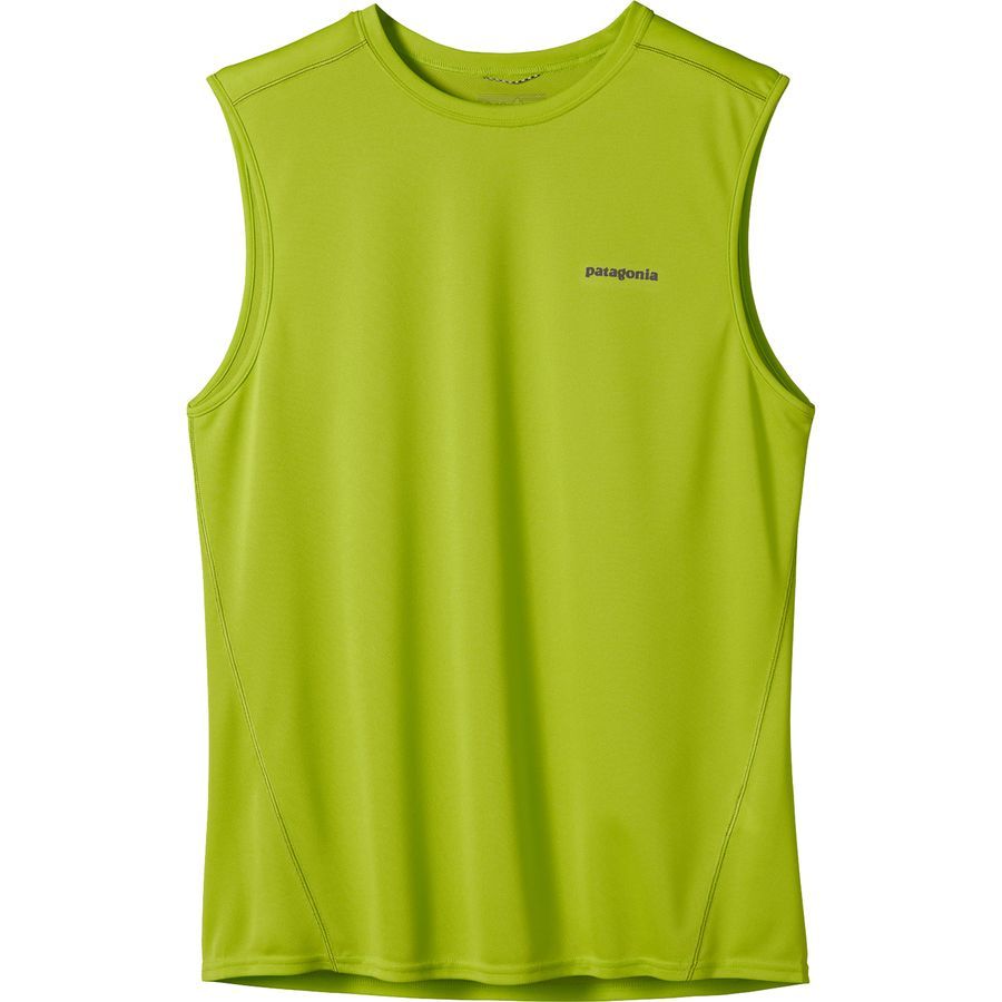 Patagonia Fore Runner Shirt - Sleeveless - Men's&nbsp;Peppergrass Green