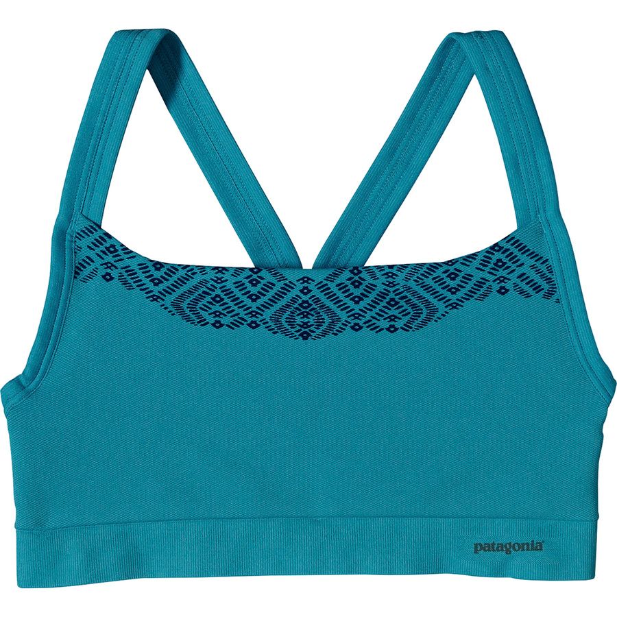 Patagonia Active Sports Bra - Women's&nbsp;Diamante Graphic/Curacao