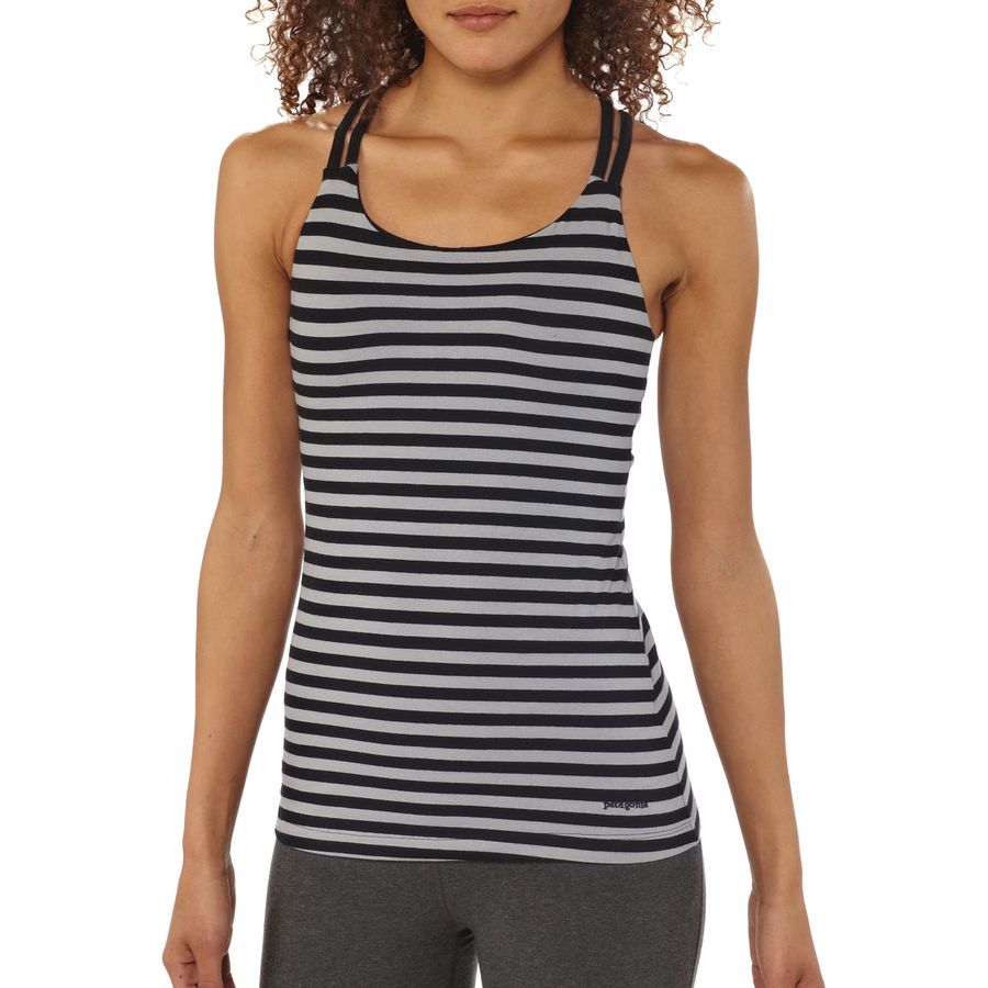 Patagonia Cross Back Tank Top - Women's&nbsp;Vista Stripe/Drifter Grey