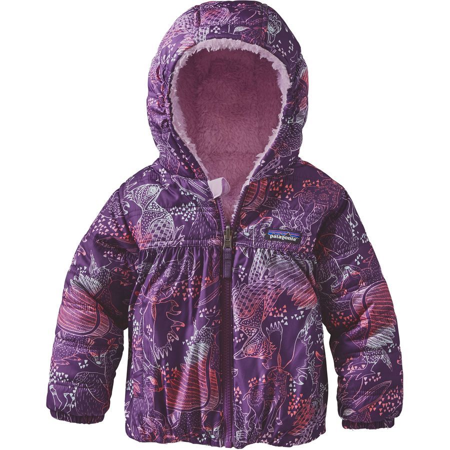 Patagonia Reversible Honey Puff Hooded Jacket Toddler Girls