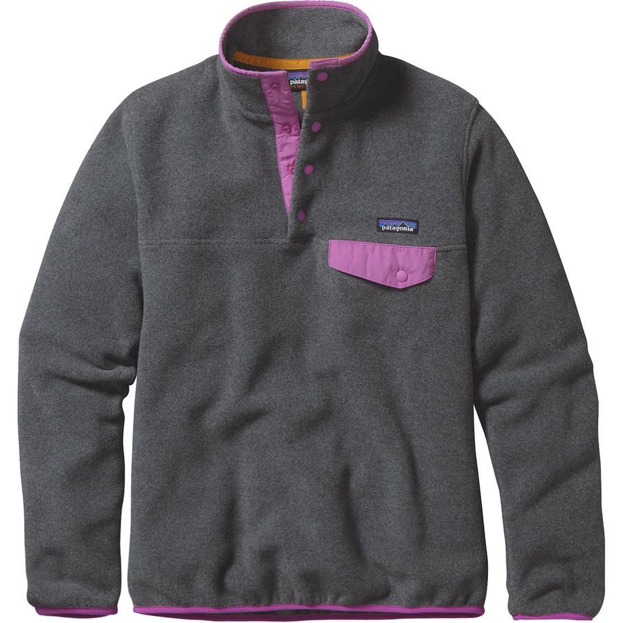 Patagonia Synchilla Lightweight Snap-T Fleece Pullover - Women's&nbsp;Nickel/Mock Purple