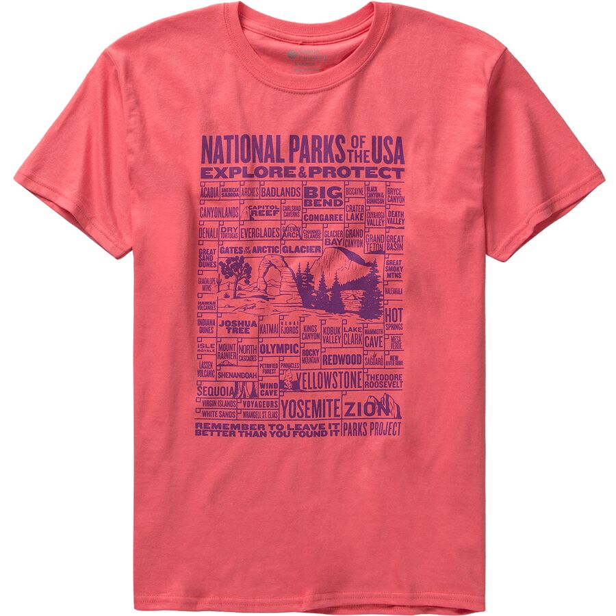 National Parks of the USA Checklist T-Shirt - Kids'