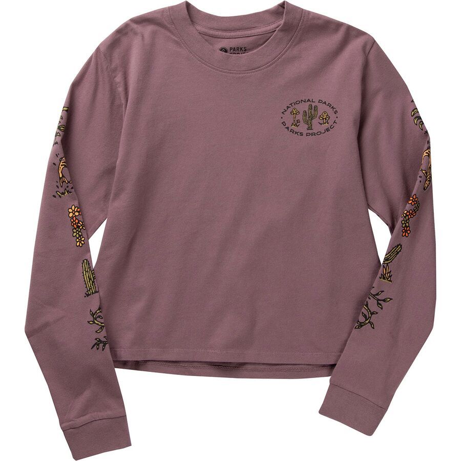 90s Doodle Parks Boxy Long-Sleeve T-Shirt - Women's