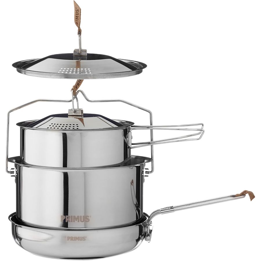 Large Stainless Steel CampFire Cookset