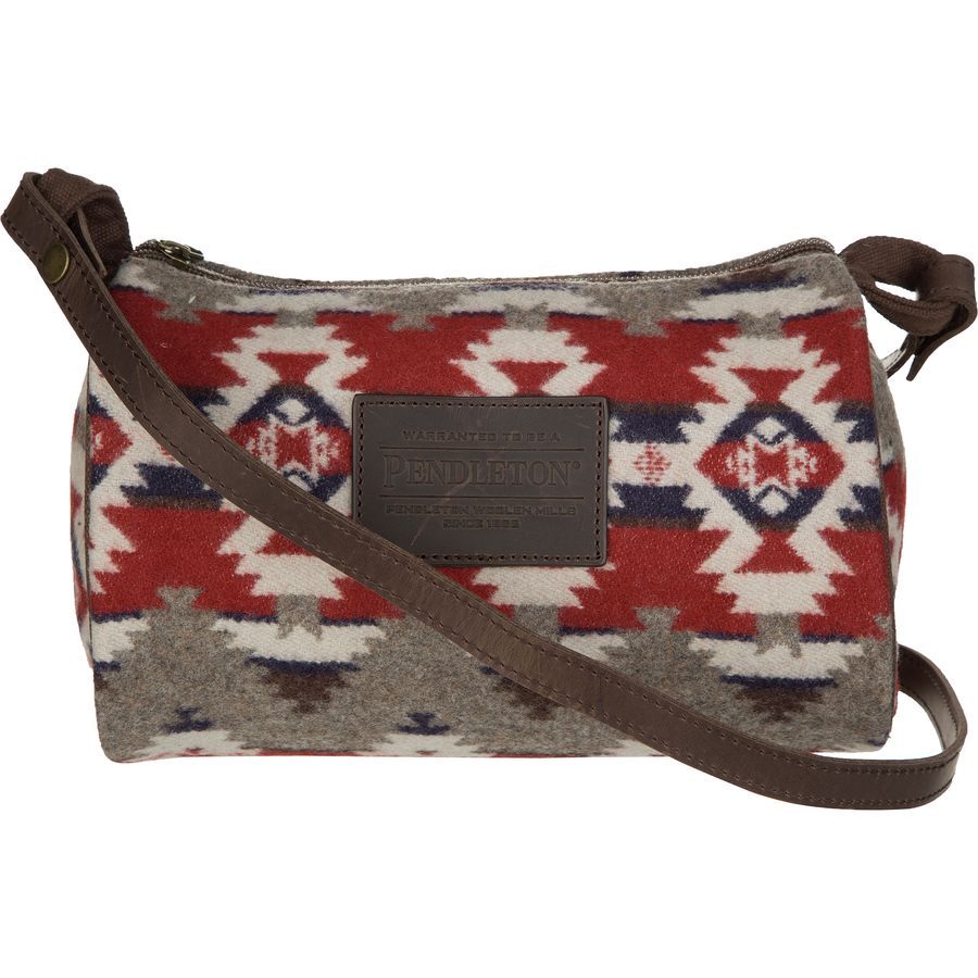 Pendleton Dopp Purse with Leather Strap