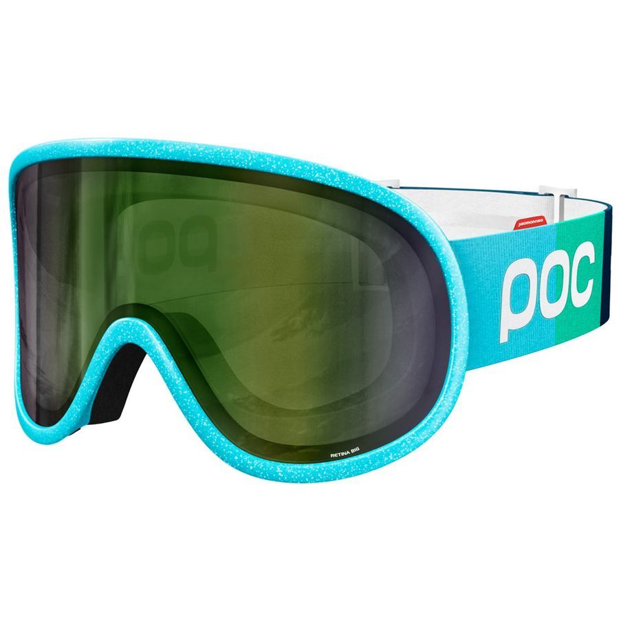 POC Retina WO Goggle - Women's&nbsp;Julia Mancuso Edition-Julia Blue Persimmon/Green Mirror