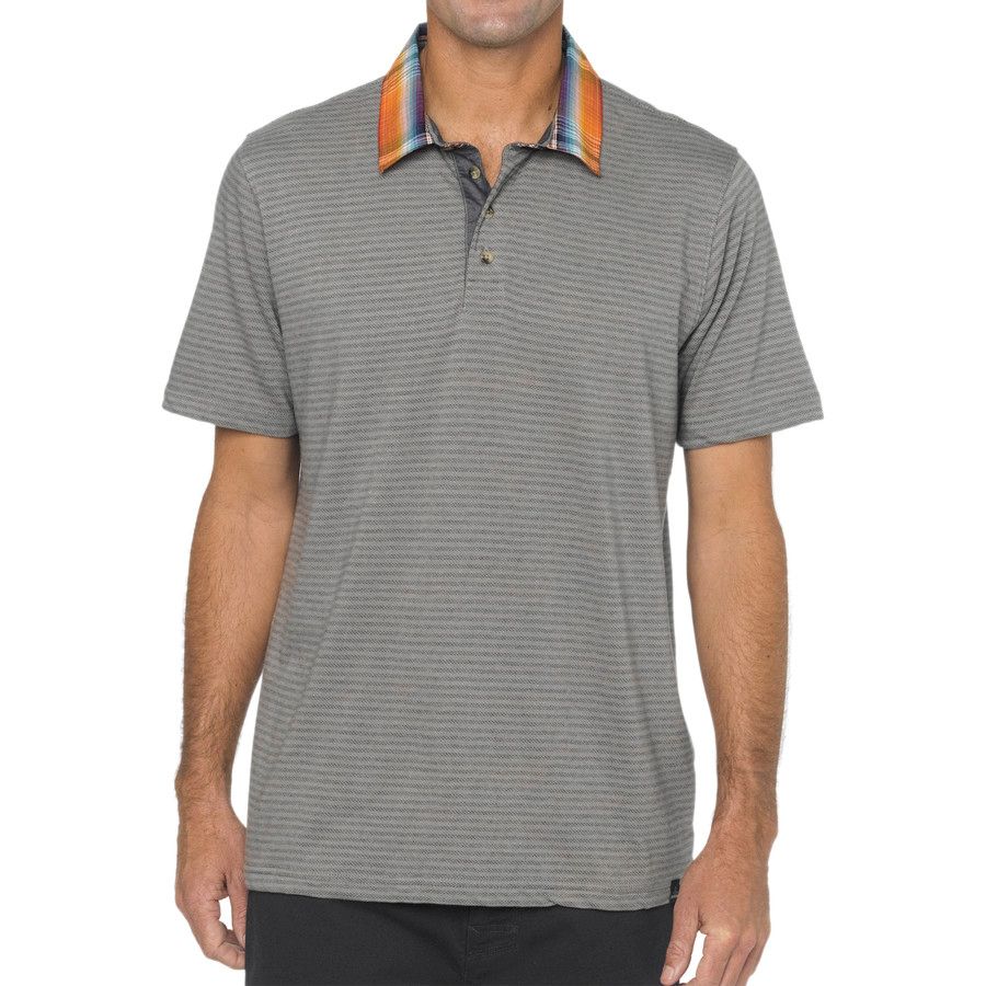 Prana Prescott Polo - Men's&nbsp;Gravel
