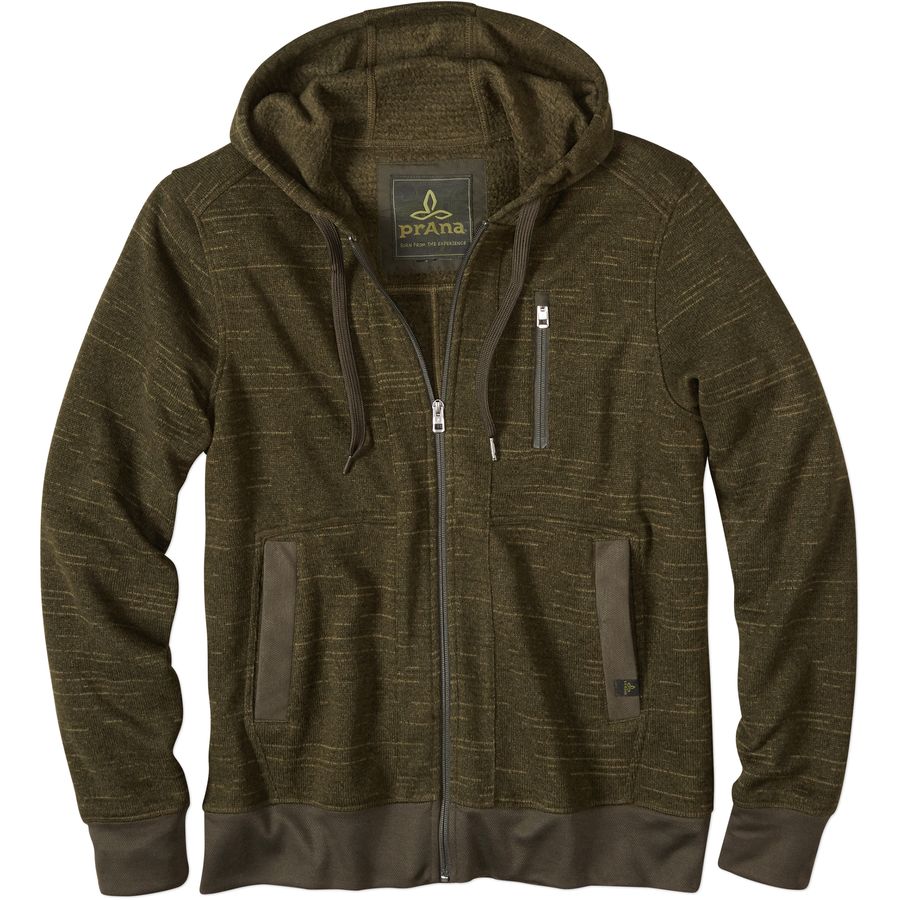 prana full zip hoodie