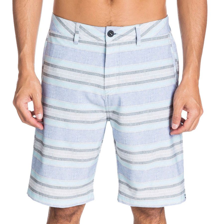 Quiksilver Striped Amphibian 21in Hybrid Short - Men's&nbsp;White