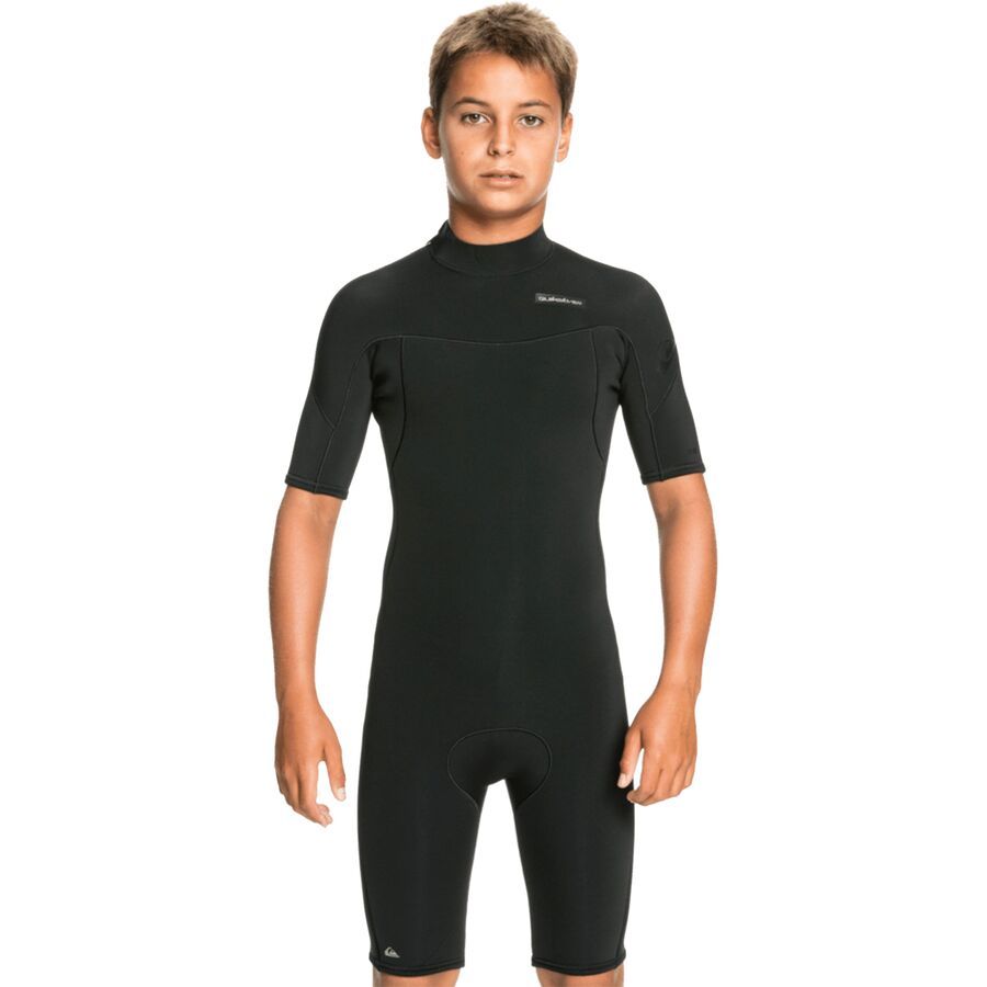 2/2 Sessions Short-Sleeve Back-Zip Wetsuit - Boys'