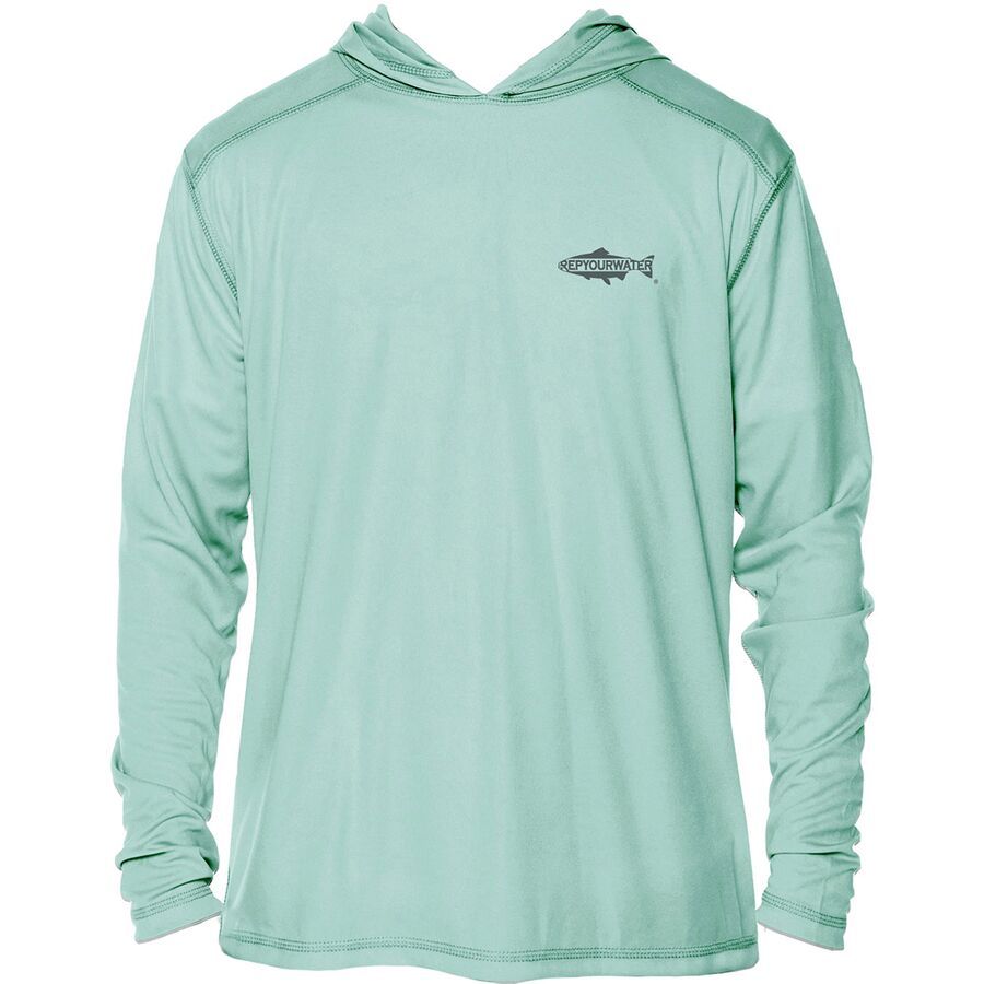 Freshwater Fish Spine Sun Hoodie - Men's