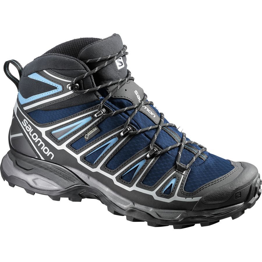 Salomon X Ultra Mid 2 GTX Hiking Boot - Men's&nbsp;Gentiane/Black/Methyl Blue