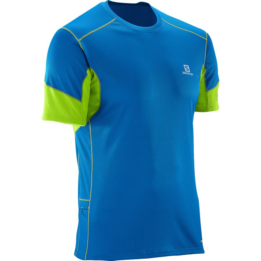 Salomon Agile T-Shirt - Short-Sleeve - Men's&nbsp;3/4 Front
