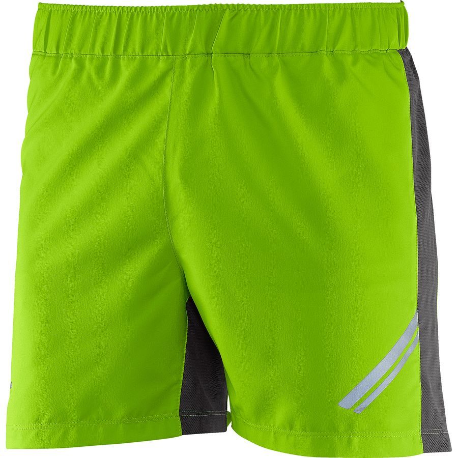 Salomon Agile Short - Men's&nbsp;Granny Green/Galet Grey