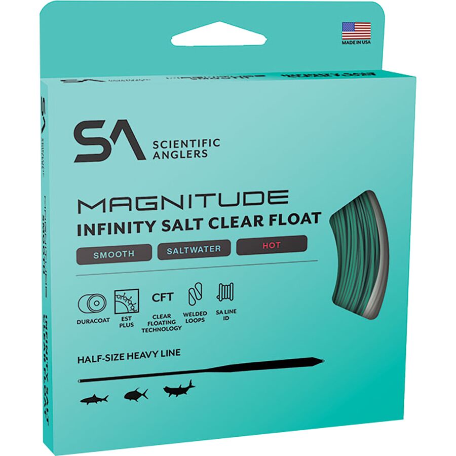 Magnitude Smooth Infinity Salt 12ft Clear Float Tip Line