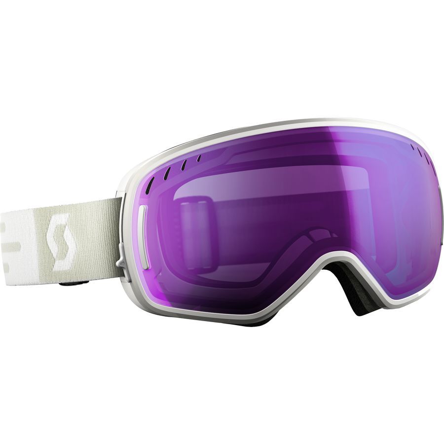 Scott LCG Goggle&nbsp;White/Light Sensitive Amp Blue Chrome-Bonus Illuminator Blue Chrome Lens
