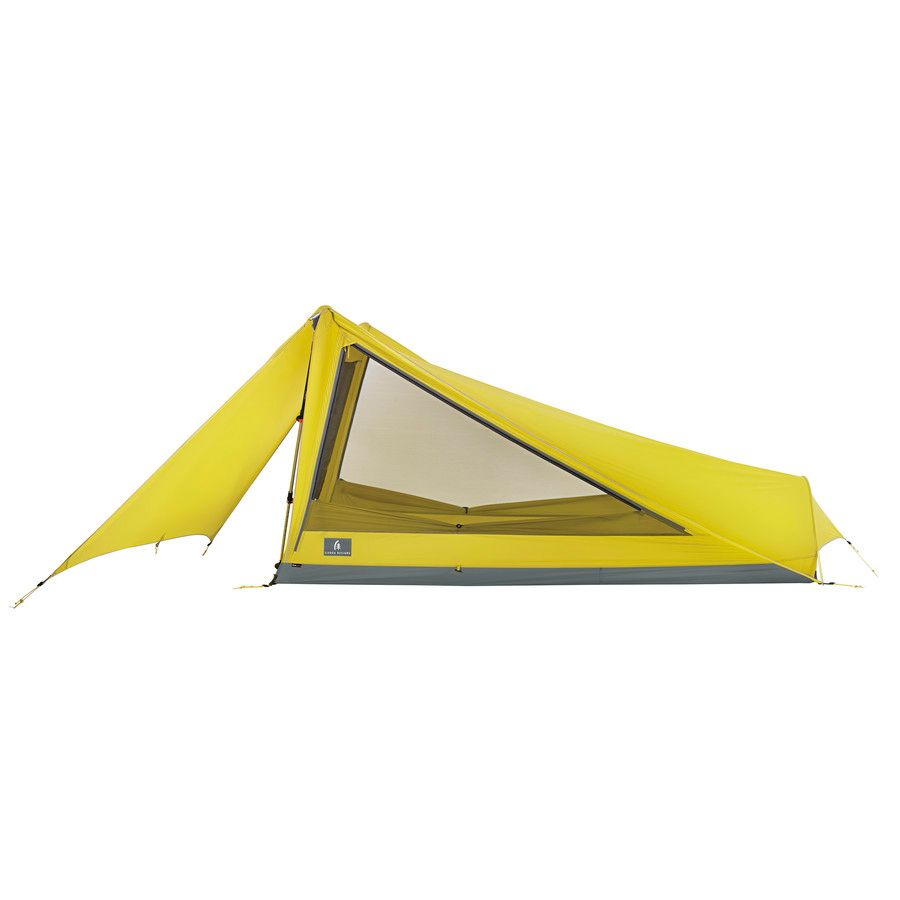 Sierra Designs Tensegrity 1 Elite Tent: 1-Person 3-Season&nbsp;Sierra Designs Yellow/Sierra Designs Tan