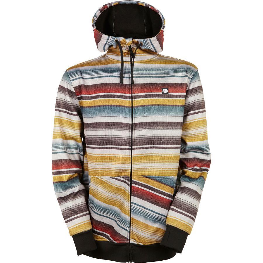 686 Icon Bonded Full-Zip Fleece Hoodie - Men's | Backcountry.com
