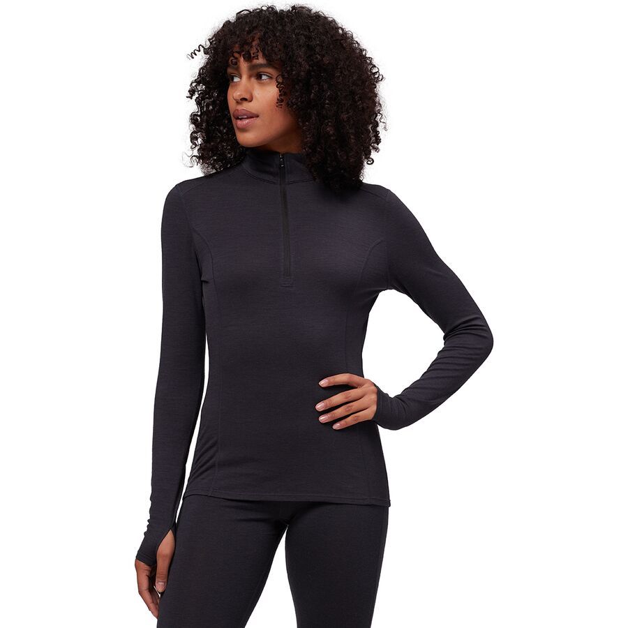 Merino Blend 1/4 Zip Baselayer Top - Past Season - Women's