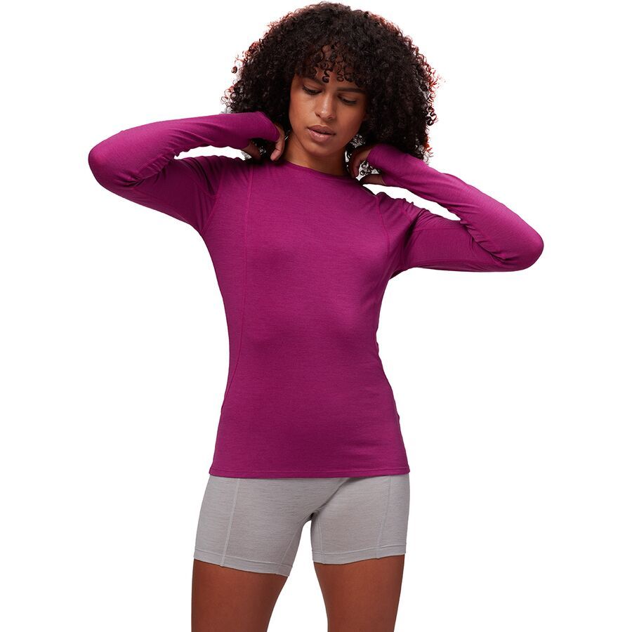 Merino Blend Crew Baselayer Top - Women's