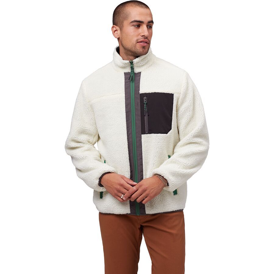 Reversible Mixed Media Sherpa Jacket - Men's