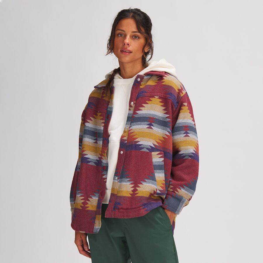 Printed Shacket - Women's