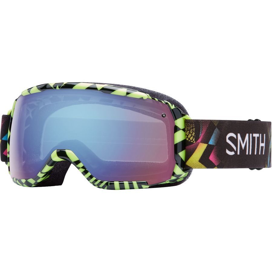 Smith Grom Goggles - Kids'&nbsp;Neon Blacklight /Blue Sensor Mirror/Xtra Lens Not Incl.