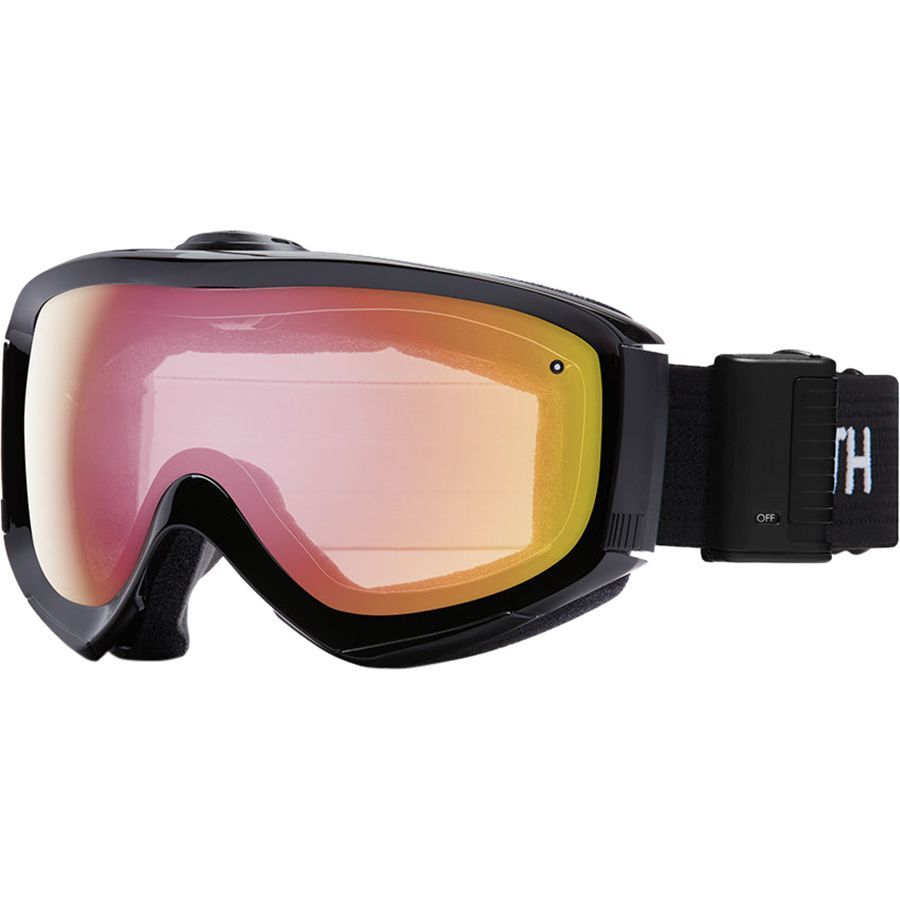 Smith Prophecy Turbo Fan Goggles&nbsp;Black/Red Sensor Mirror/Xtra Lens Not Incl.