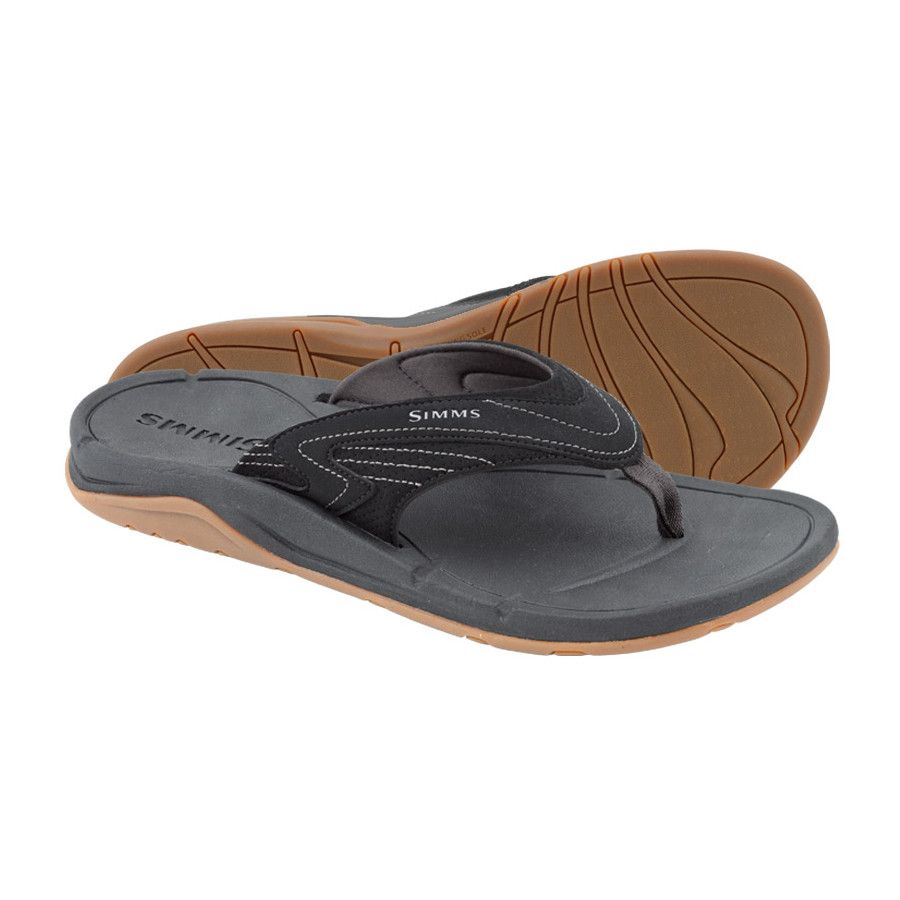 simms mens flip flops