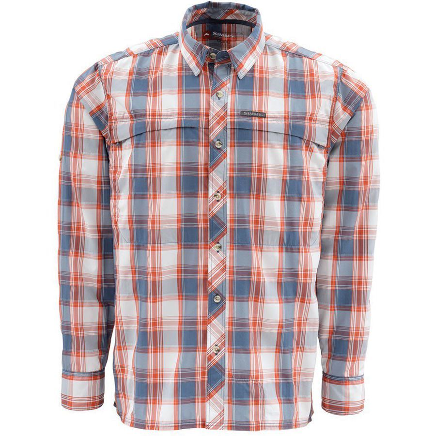 Simms Stone Cold Shirt - Long-Sleeve - Men's&nbsp;Indigo Plaid