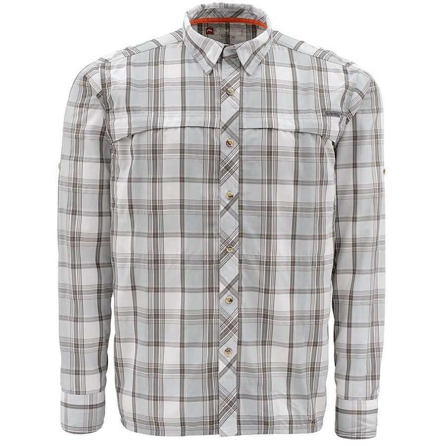 Simms Stone Cold Shirt - Long-Sleeve - Men's&nbsp;Moonstone Plaid