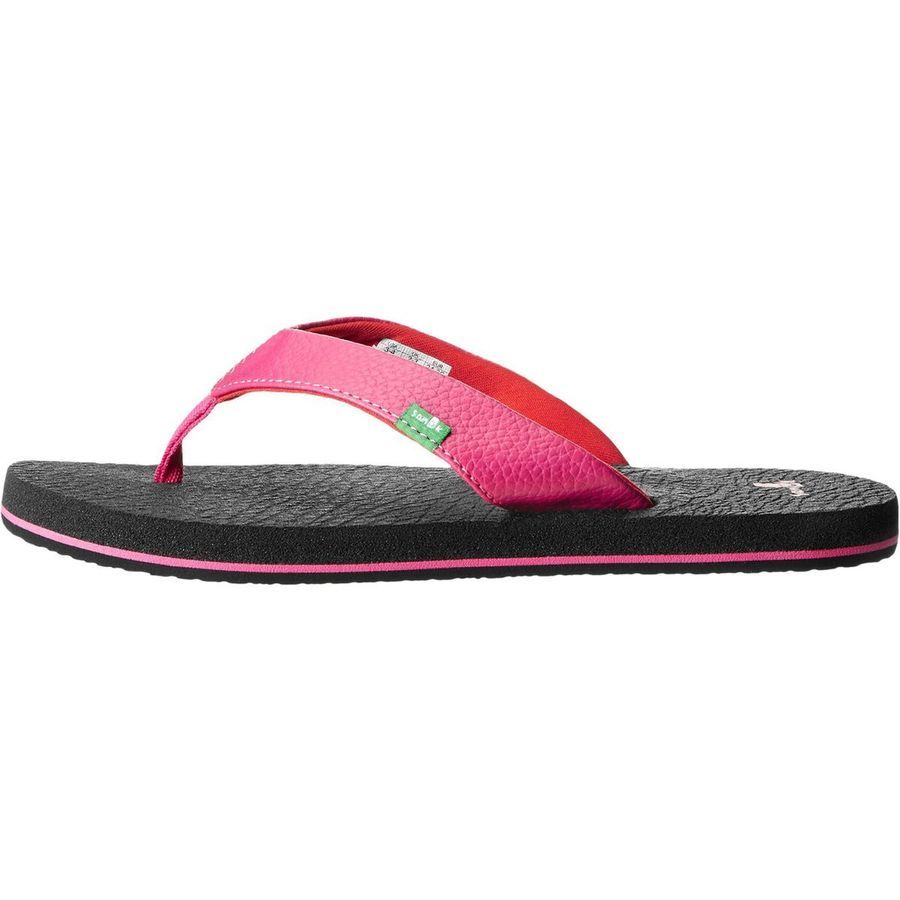 Sanuk Yoga Mat Flip-Flop - Girls'&nbsp;Hot Pink/Red