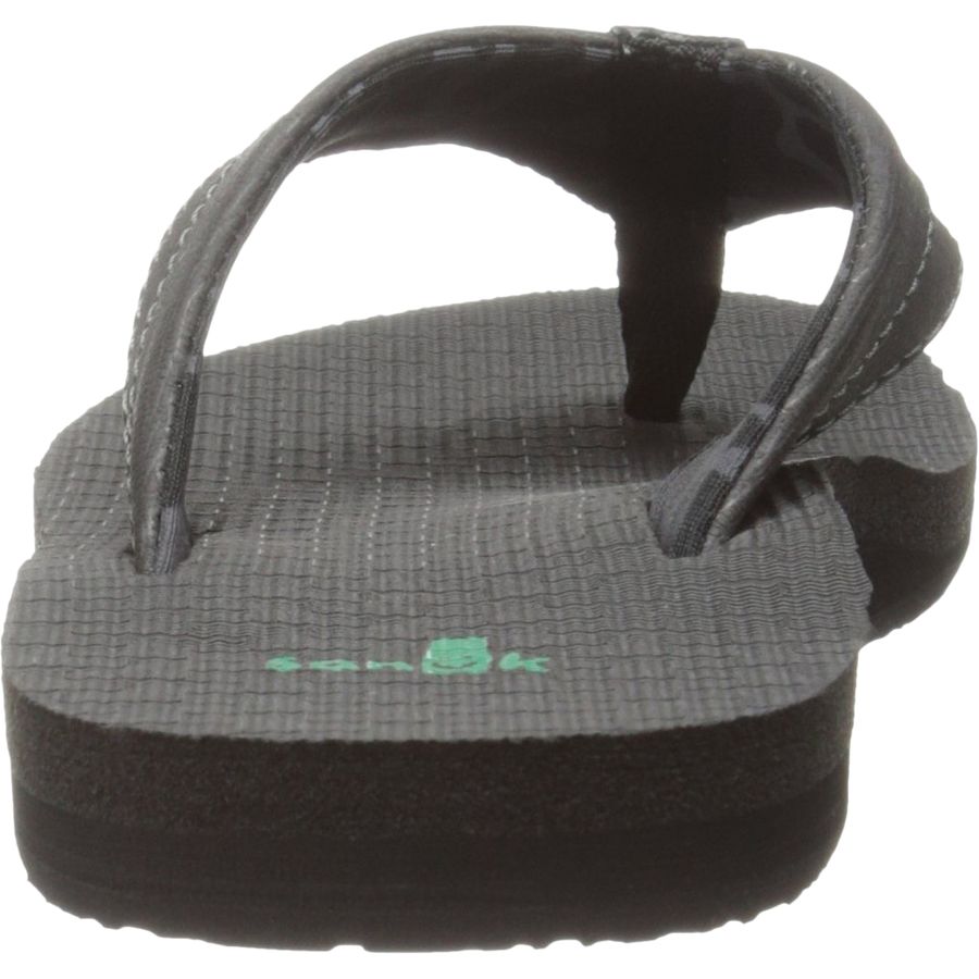 Sanuk Rootbeer Cozy Light Flip Flop - Boys'&nbsp;3/4 Back