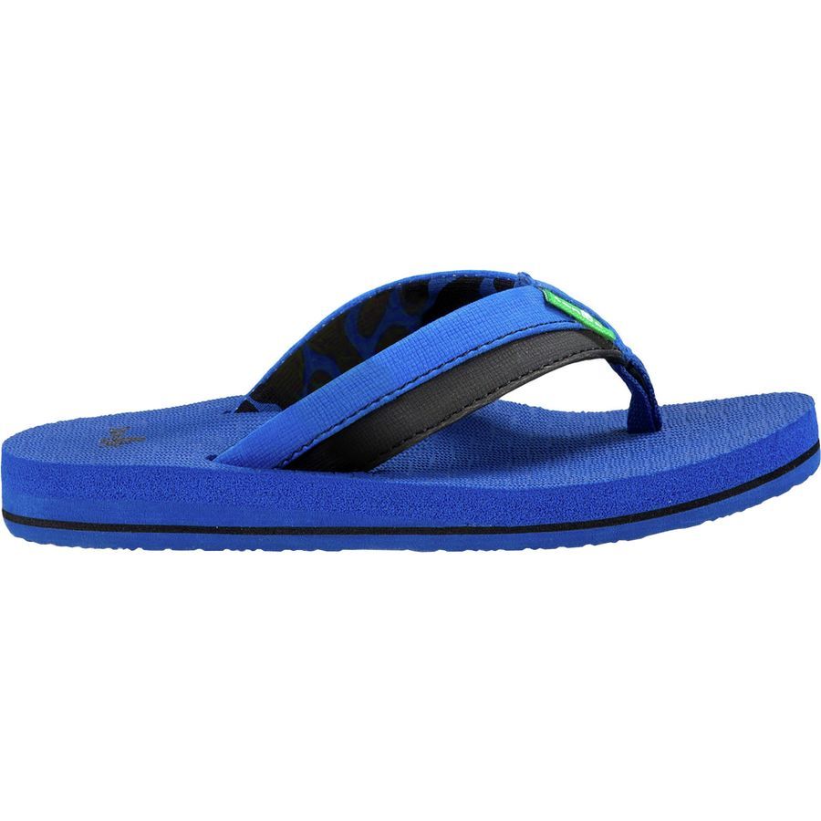 Sanuk Rootbeer Cozy Light Flip Flop - Boys'&nbsp;Blue/Black