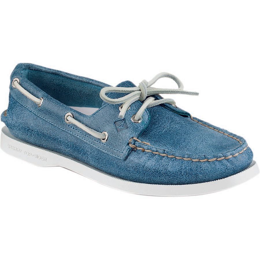 Sperry TopSider A/O 2Eye White Cap Shoe Women's