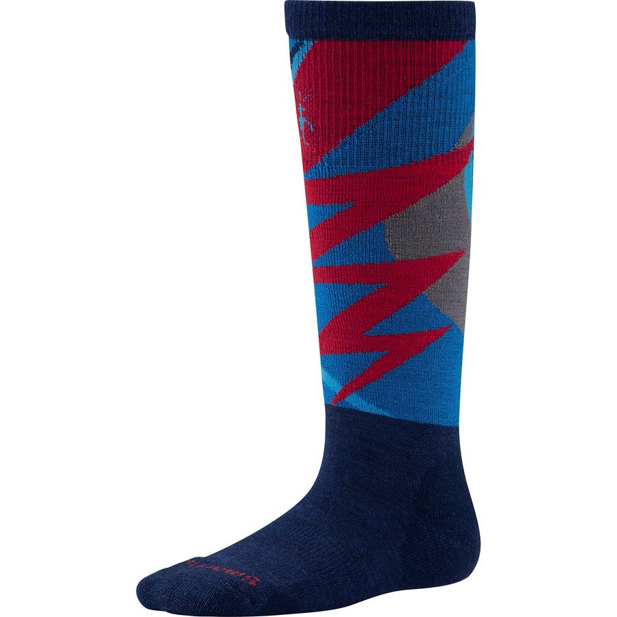 SmartWool Wintersport Lightning Bolt Sock -Kids'&nbsp;Navy