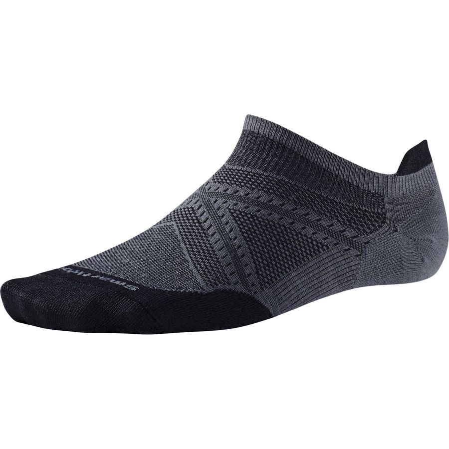 SmartWool PhD Run Ultra Light Micro Sock&nbsp;Graphite/Black