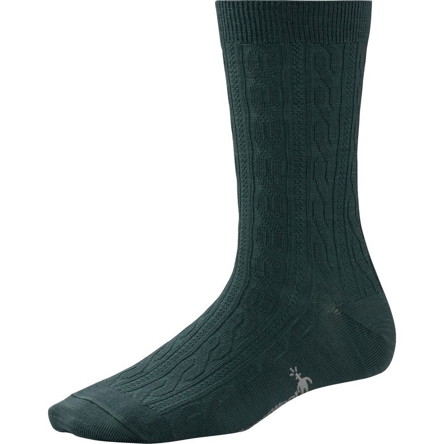 SmartWool Cable II Sock - Women's&nbsp;Sea Pine Heather