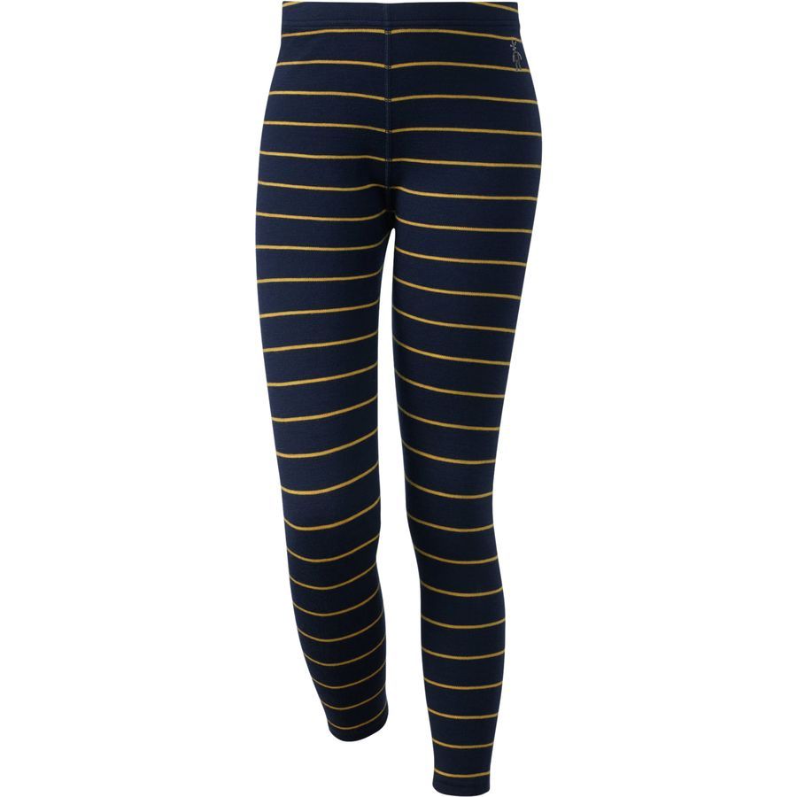 SmartWool Midweight Bottom - Boys'&nbsp;Deep Navy/Sunglow