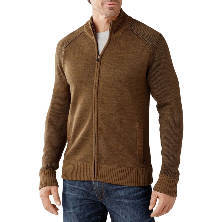 Men Zip Sweater Long Sweater Jacket