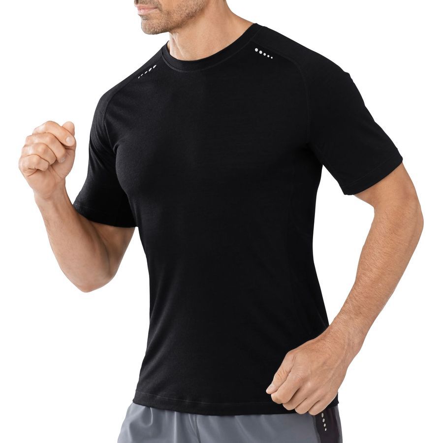 SmartWool PhD Ultra Light Shirt - Short-Sleeve - Men's&nbsp;Black