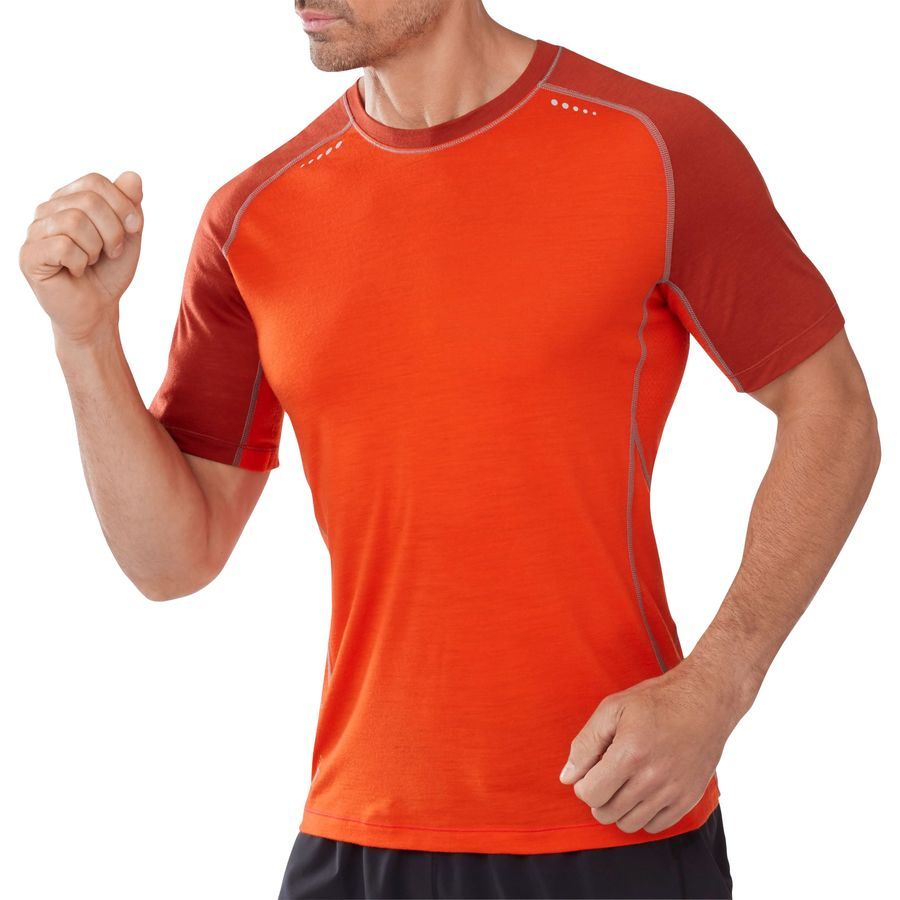 SmartWool PhD Ultra Light Shirt - Short-Sleeve - Men's&nbsp;Bright Orange