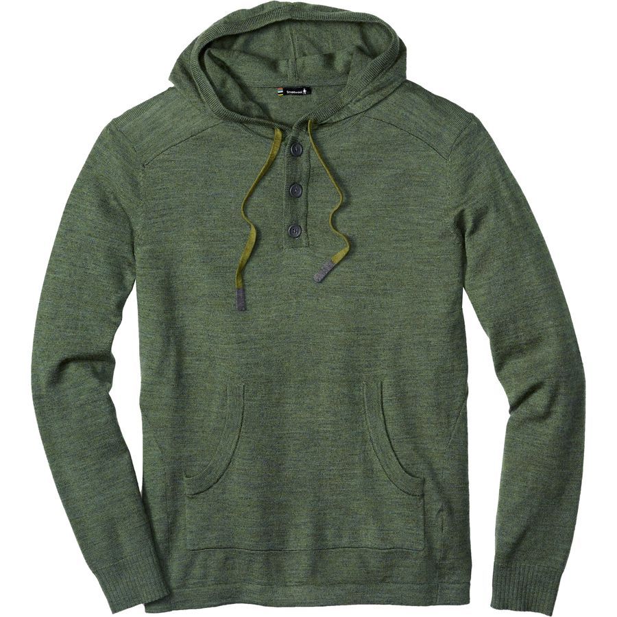 SmartWool Kiva Ridge Stripe Henley Pullover Hoodie Men's
