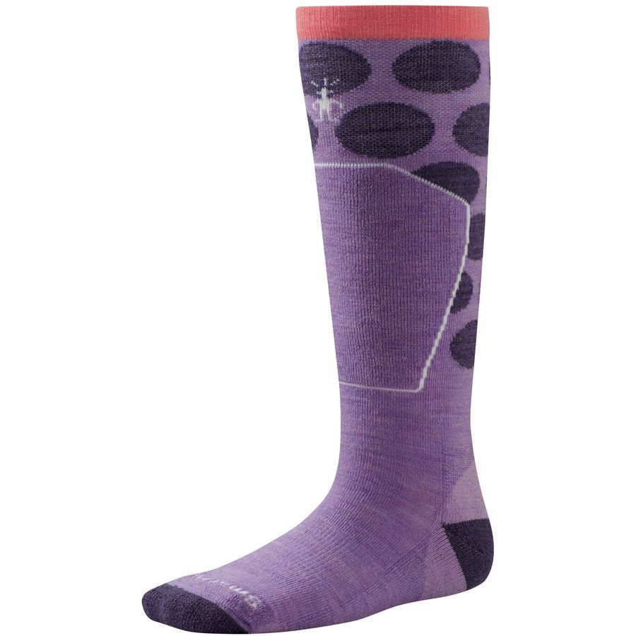SmartWool Ski Racer Sock - Girls'&nbsp;Lilac