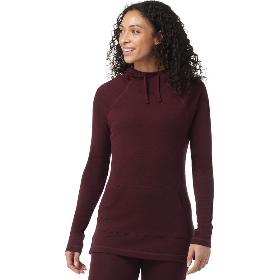 Thermal Merino Drape Neck Hoodie - Women's