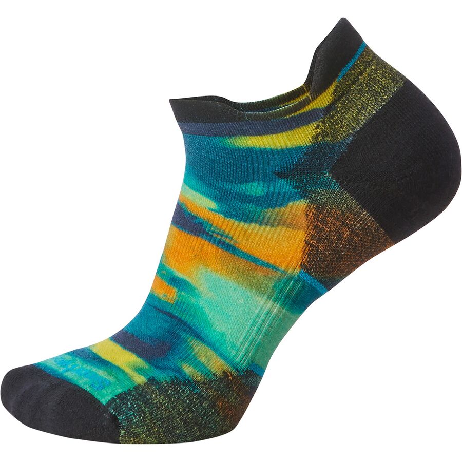 Run Targeted Cushion Brushed Print Low Ankle Sock - Women's