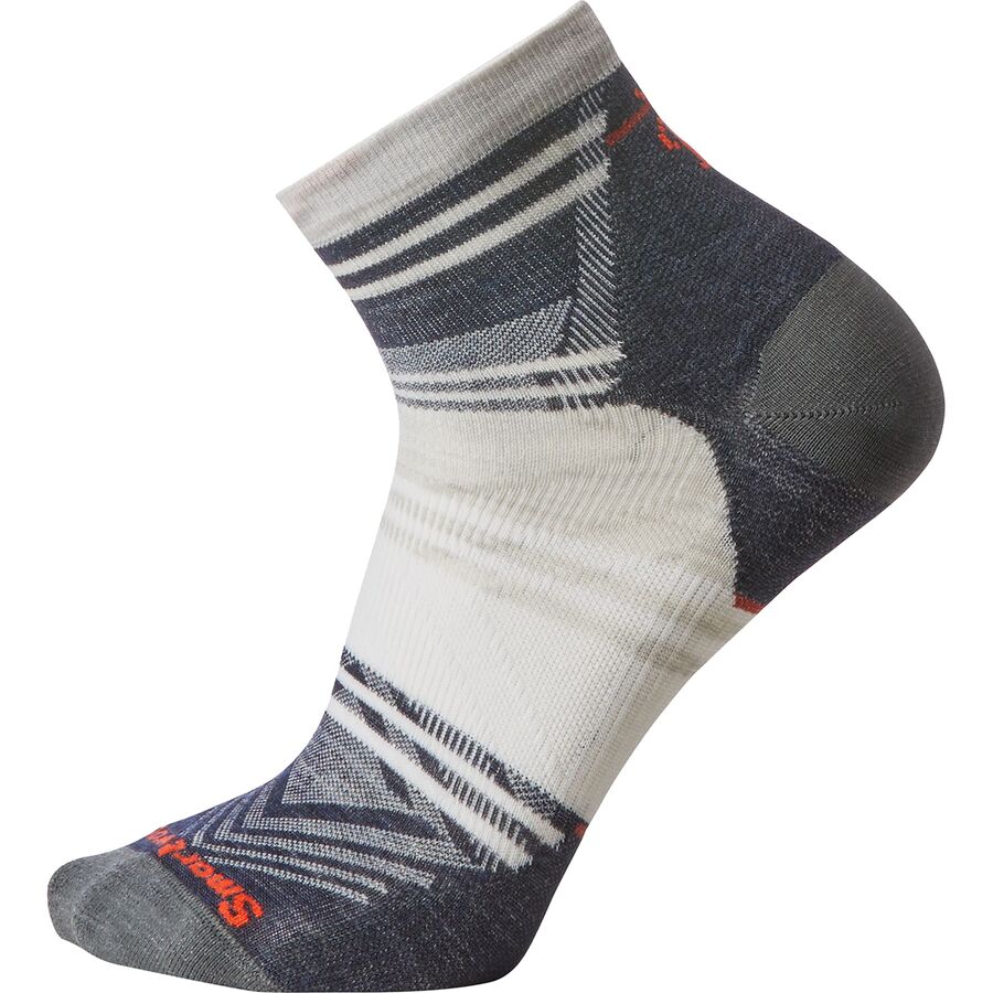 Run Zero Cushion Ankle Pattern Sock